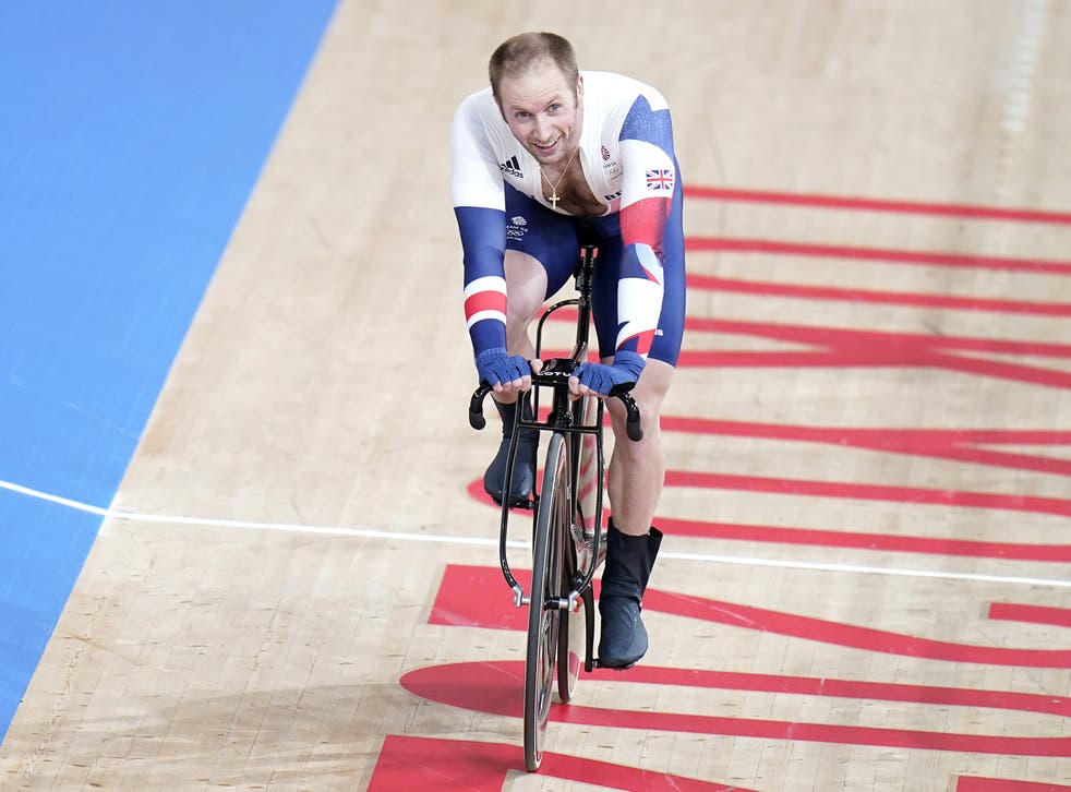 Jason Kenny in action at the Tokyo Olympics (Danny Lawson/PA)