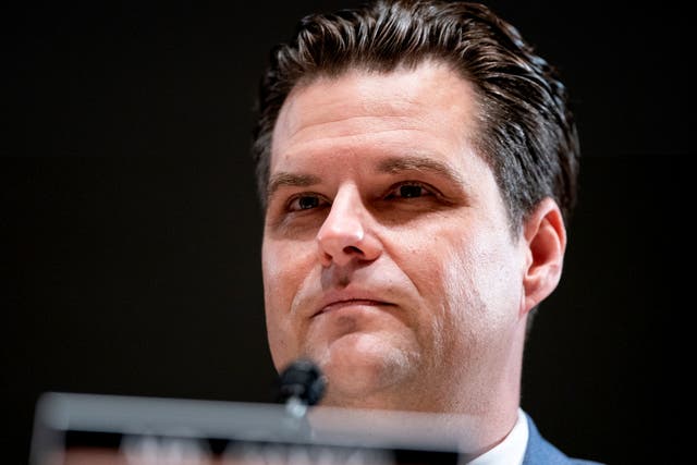 El representante Matt Gaetz dijo que cree que Kyle Rittenhouse sería un buen pasante del Congreso.