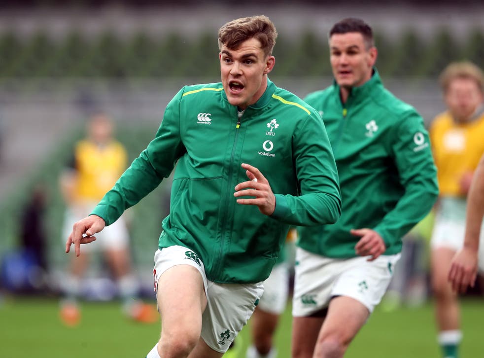 Ireland centre Garry Ringrose is preparing for Argentina (Brian Lawless/PA)
