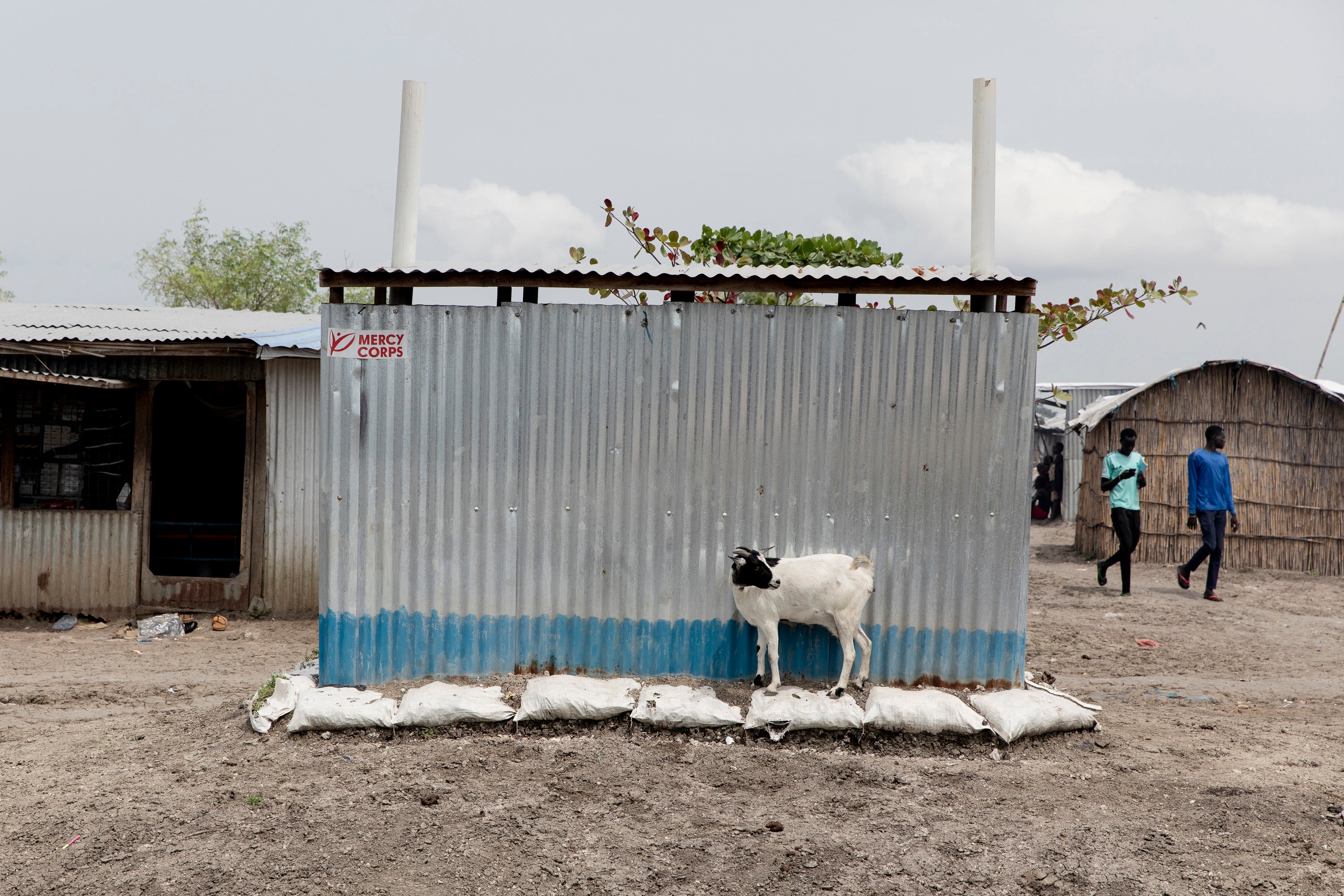 Toilets and showers at the Bentiu camp have been left to deteriorate, and no new ones are being built