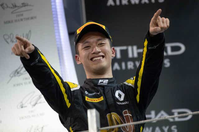 <p>Guanyu Zhou will join F1 next season </p>