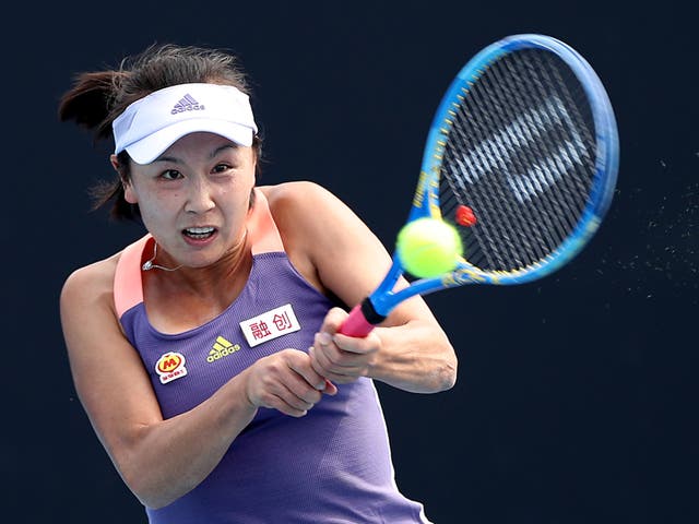 <p>File: The Chinese government is accused of blocking any social media discussion around tennis star Peng Shuai’s #MeToo allegations</p>