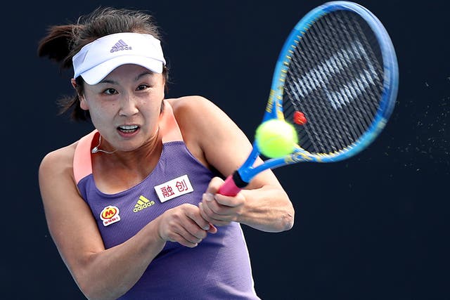 <p>File: The Chinese government is accused of blocking any social media discussion around tennis star Peng Shuai’s #MeToo allegations</p>
