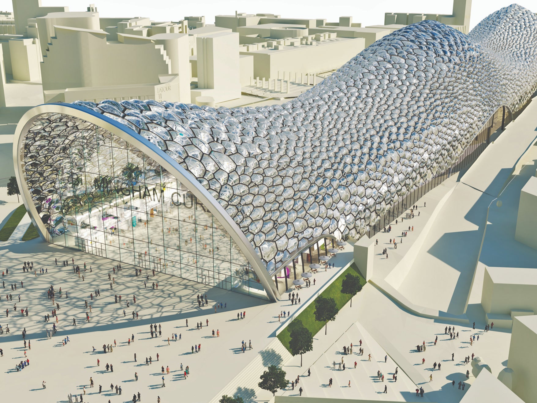 Artist’s impression: The proposed HS2 station at Birmingham Curzon Street