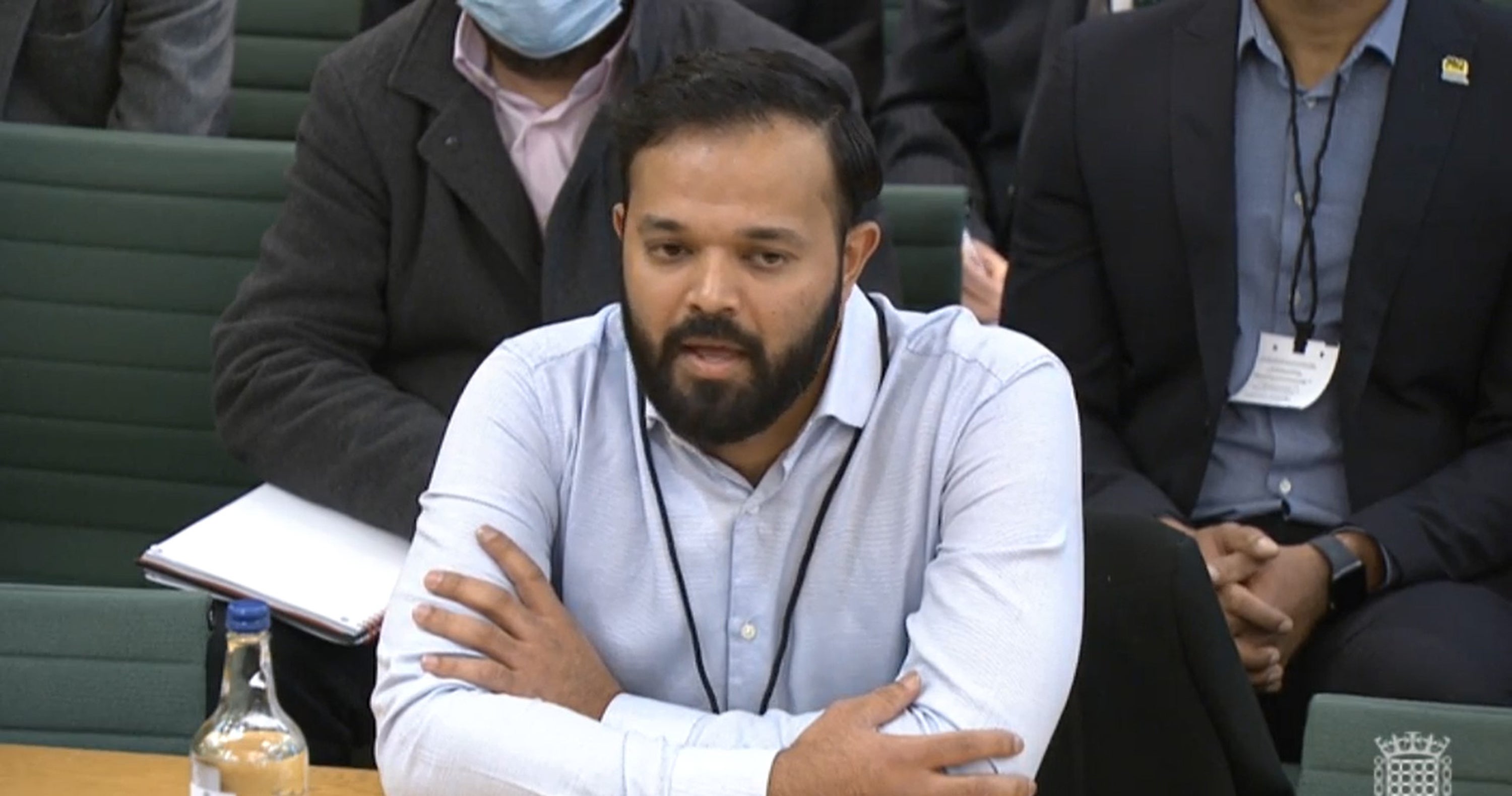 Azeem Rafiq gave evidence to the DCMS committee (House of Commons/PA)