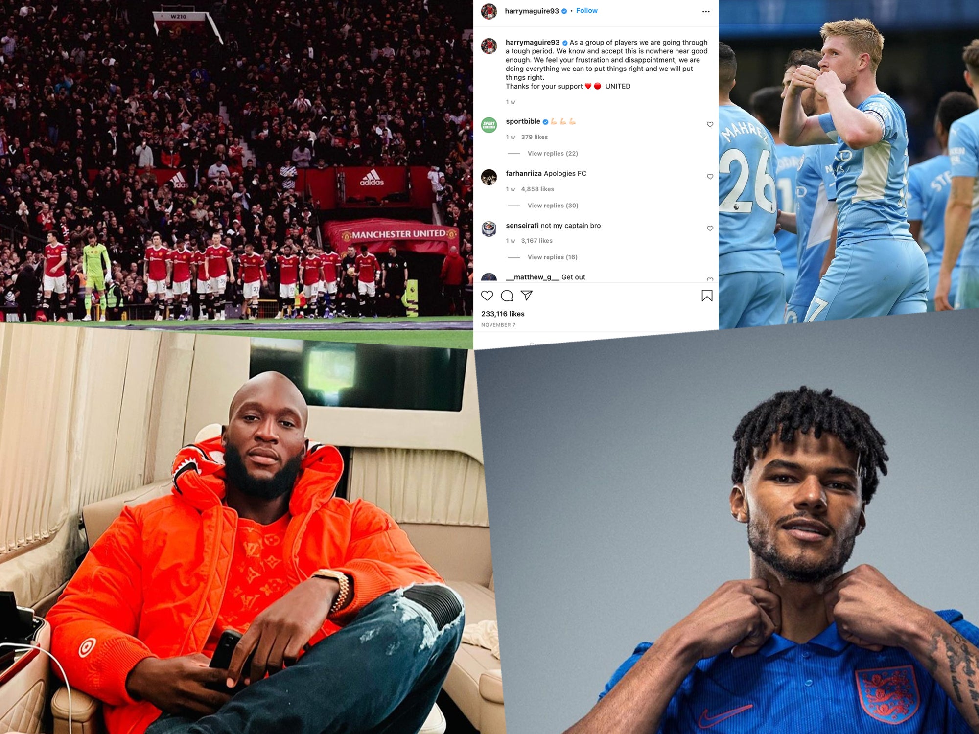 Most footballers take a hands-on approach to their social media