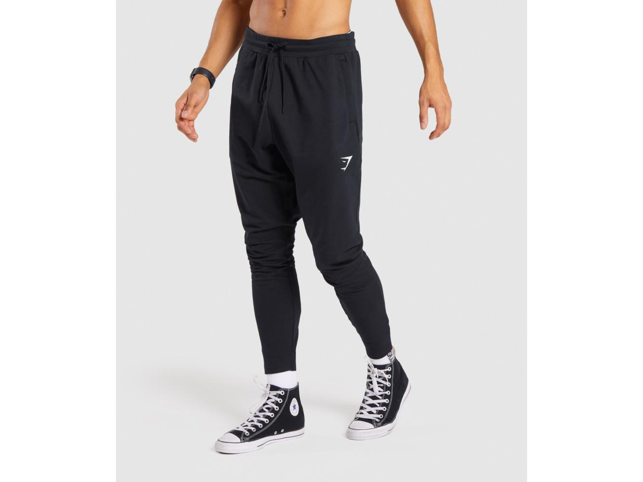 CAJOE Mens Gymshark Sets,Quick Dry Compression Shirts & Yoga Trousers,Mens  Activewear for Workout Jogging,Milk Silk Spandex