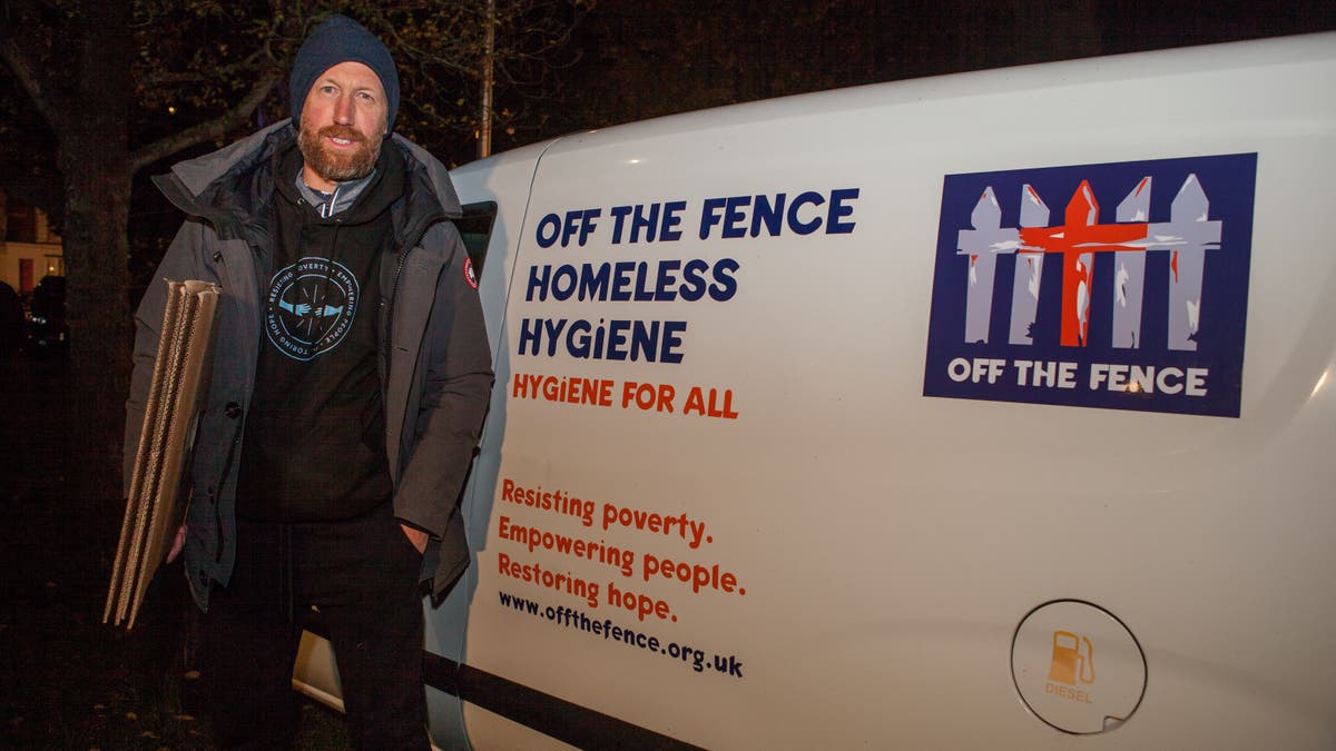 Graham Potter spends night sleeping rough to highlight plight of homeless