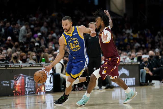 Golden State Warriors’ Stephen Curry (Tony Dejak/AP)