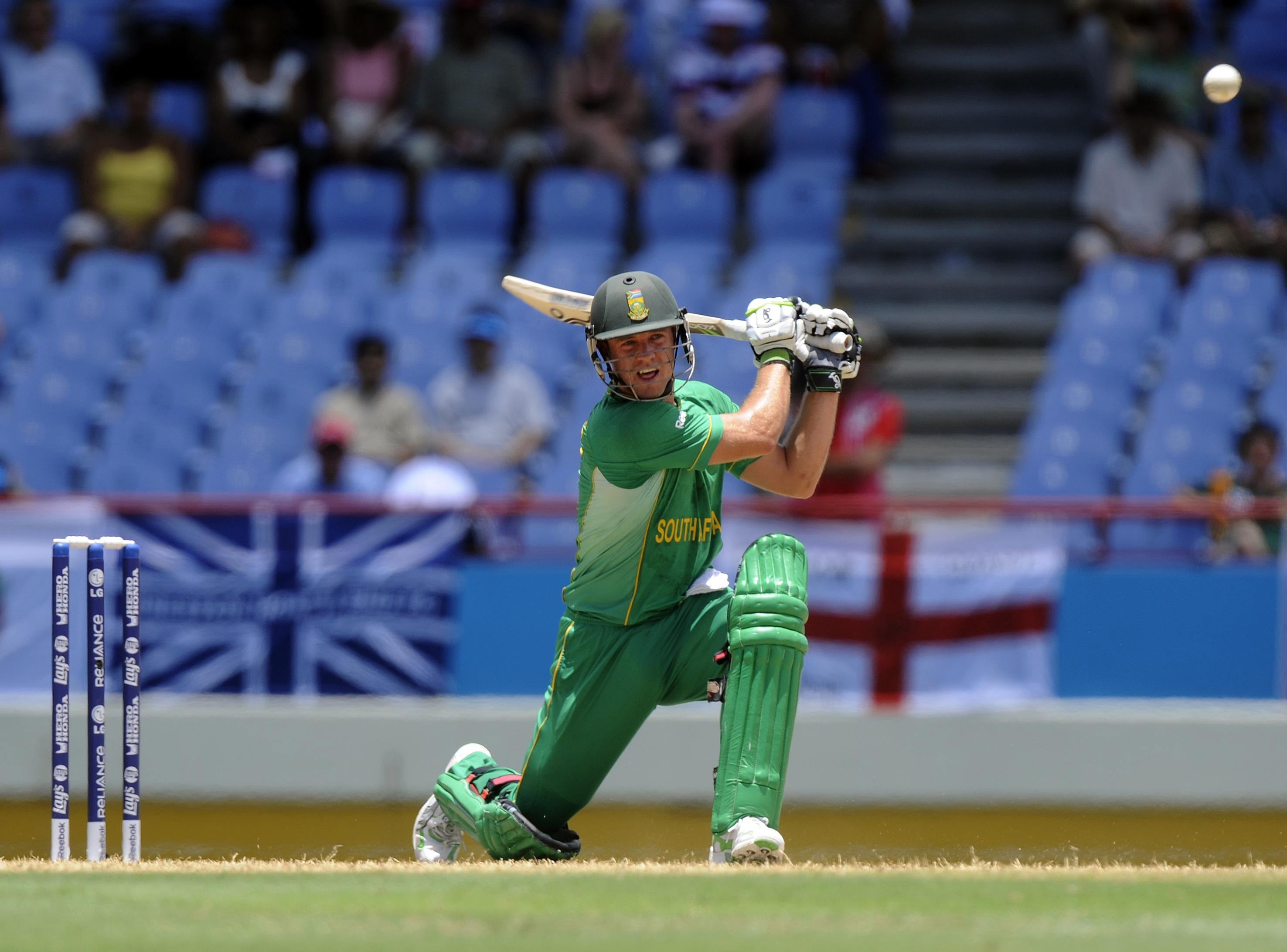 AB De Villiers became one of the stars of the game (Rebecca Naden/PA)