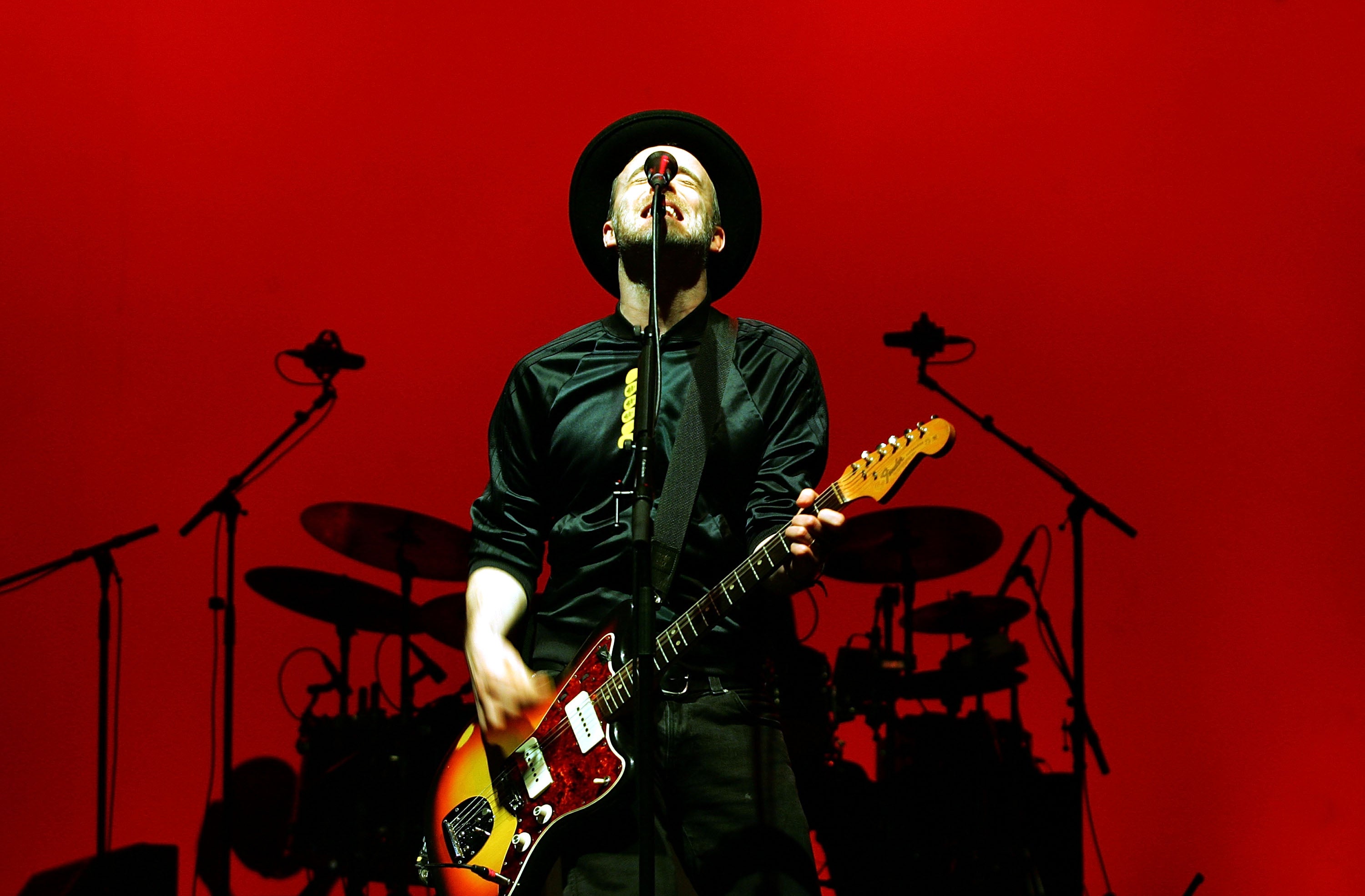 Fran Healy of Travis performing at the Olympic Hall in Seoul, South Korea, 2009
