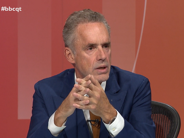 <p>Canadian psychologist Jordan Peterson told BBC Question Time politicians often give up ‘staggeringly successful’ careers to enter field</p>