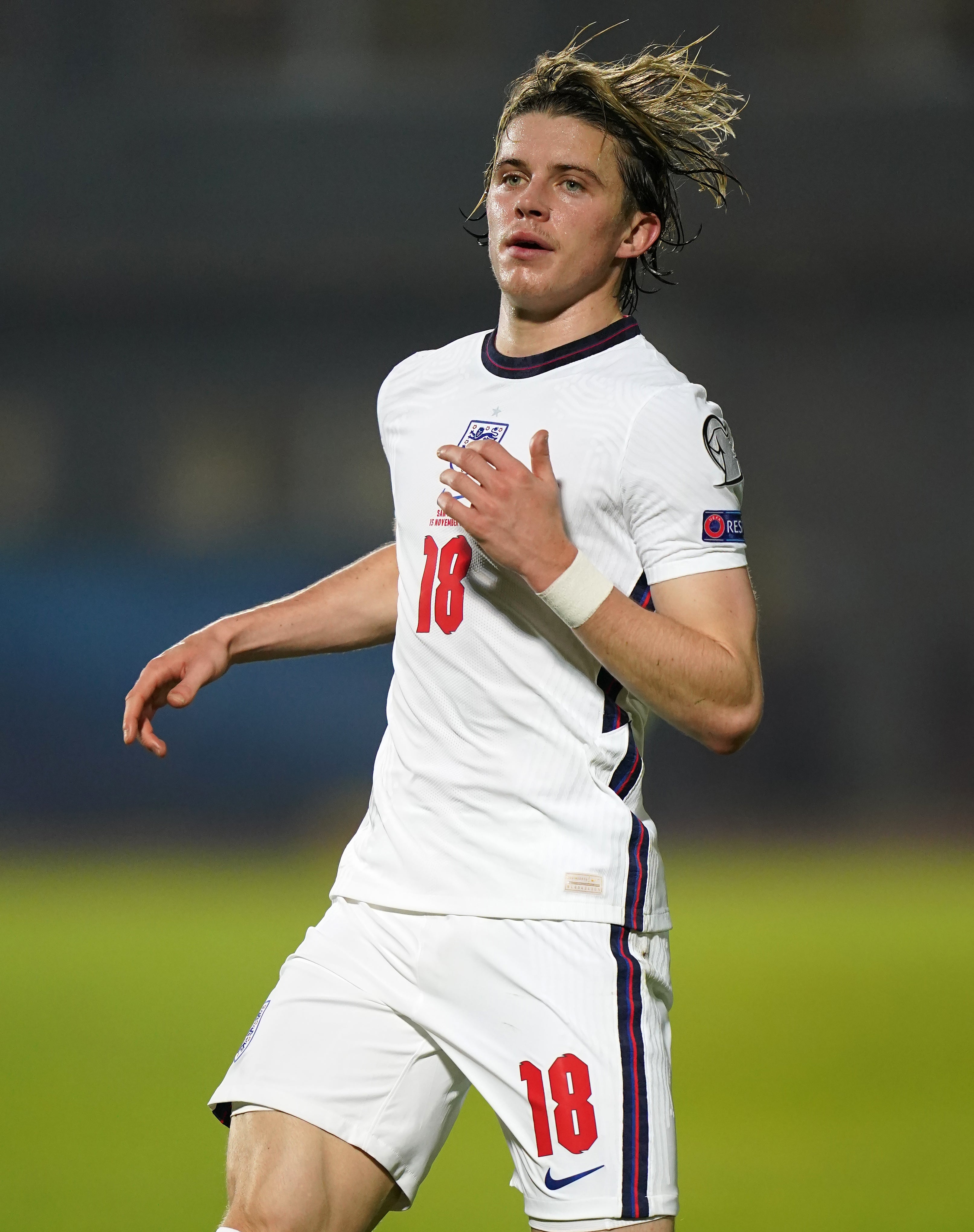 Conor Gallagher, pictured, made his senior England debut against San Marino (Nick Potts/PA)