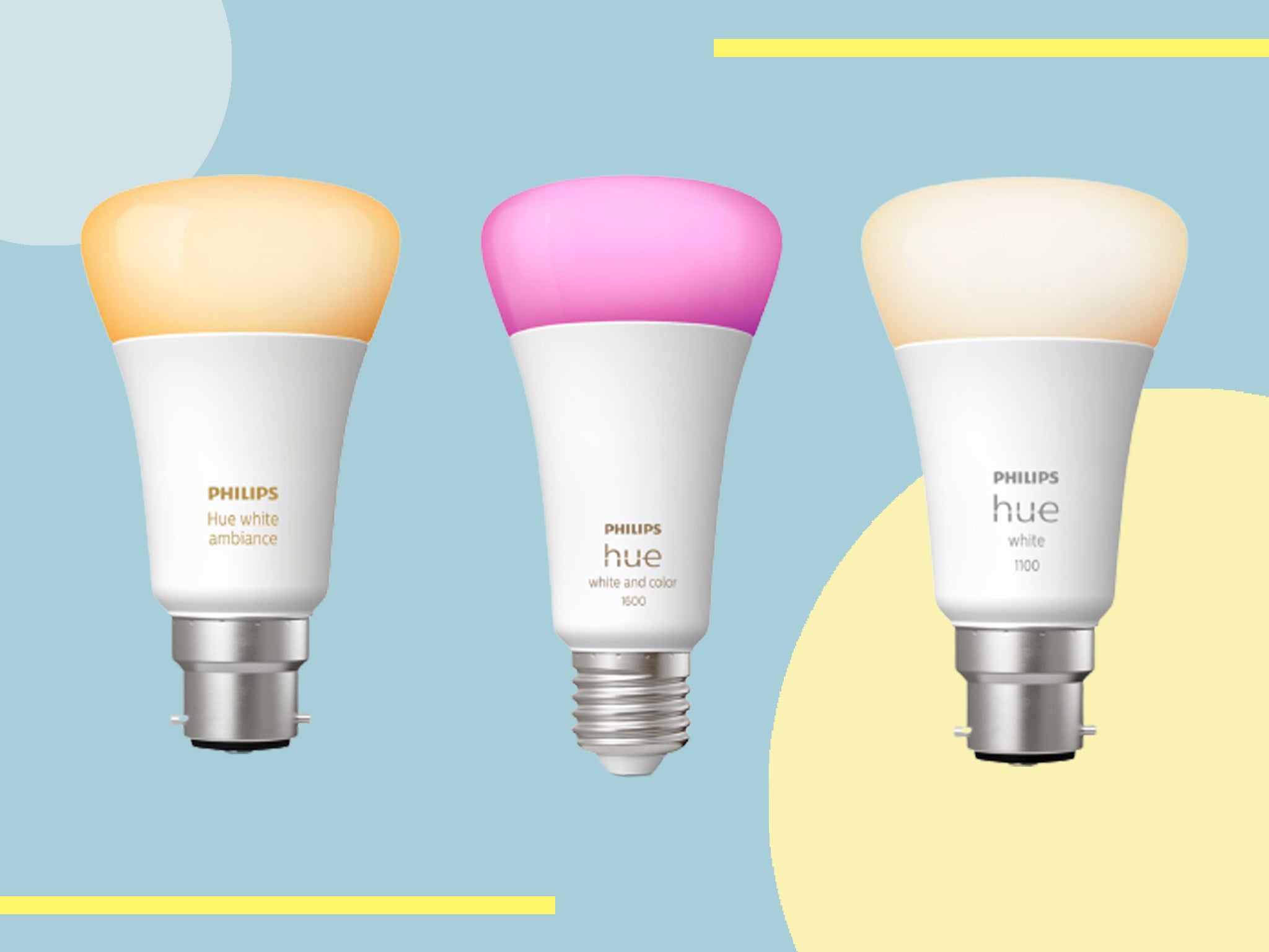 Add a splash of colour to your home with these simple-to-install bulbs
