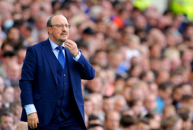 Everton manager Rafael Benitez is making changes to the club’s medical department (Peter Byrne/PA)