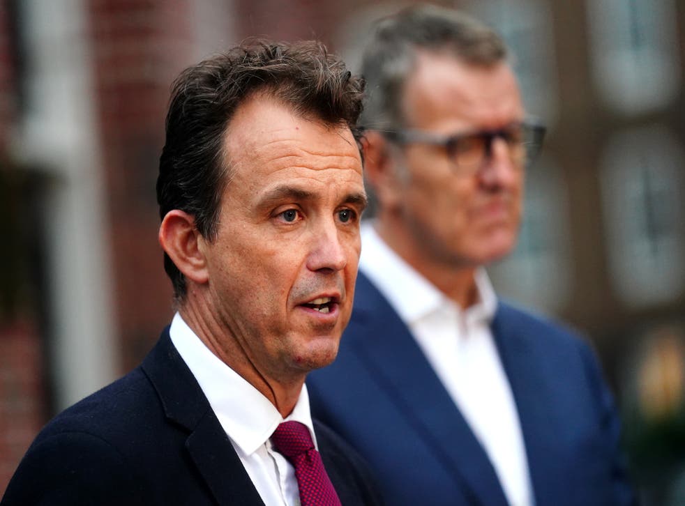 ECB chief executive Tom Harrison (left) will lead cricket’s response to the racism crisis (Victoria Jones/PA)