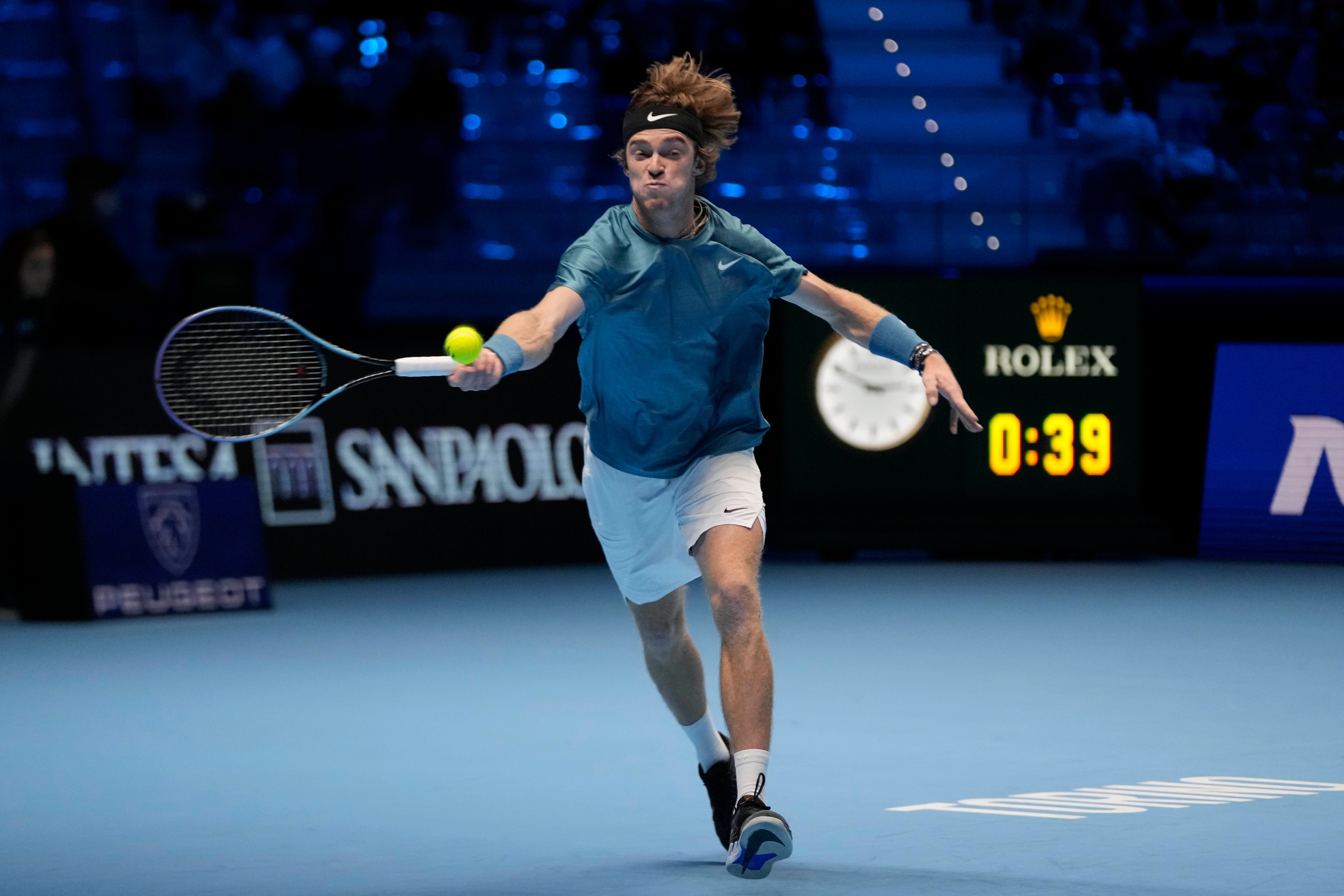 Rublev missed out on the last four (Luca Bruno/AP)