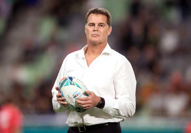 <p>South Africa boss Rassie Erasmus has been banned from all rugby activity for two months</p>