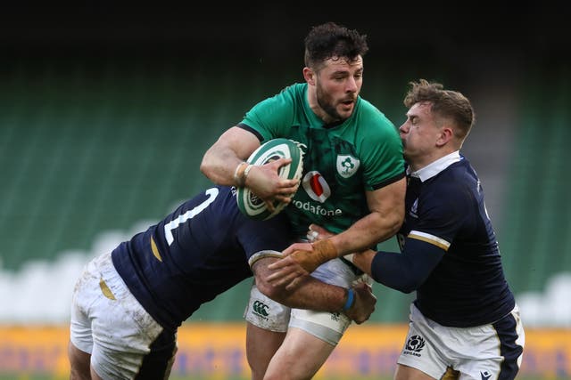 Robbie Henshaw has overcome a foot injury (Brian Lawless/PA)