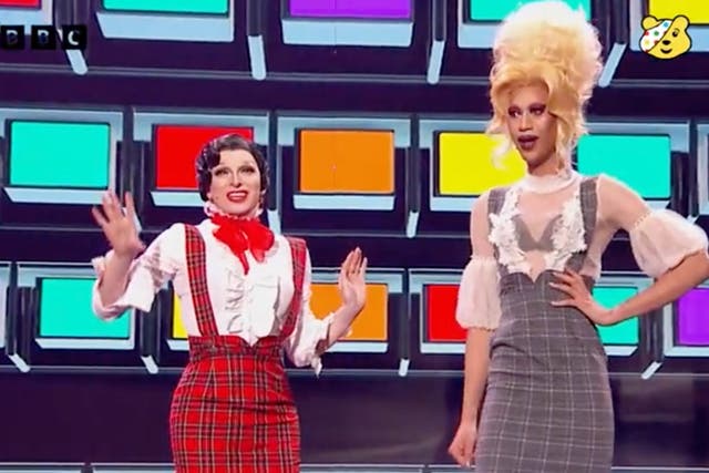 <p>RuPaul Drag’s Race teamed up with cast members of 9-5 for Children in Need</p>