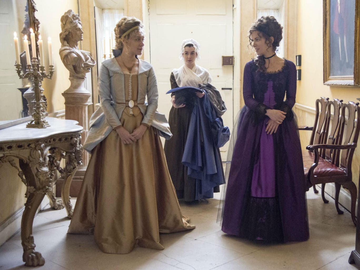 Kate Beckinsale (right) in ‘Love and Friendship'