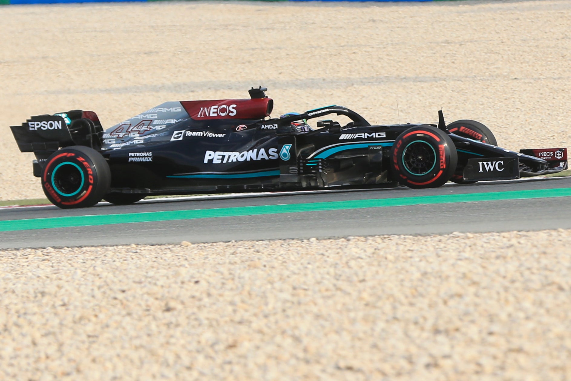 Mercedes driver Valtteri Bottas struggled in the race in Qatar