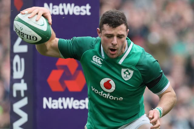 Ireland’s Robbie Henshaw is looking forward to returning to action against Argentina (Brian Lawless/PA)