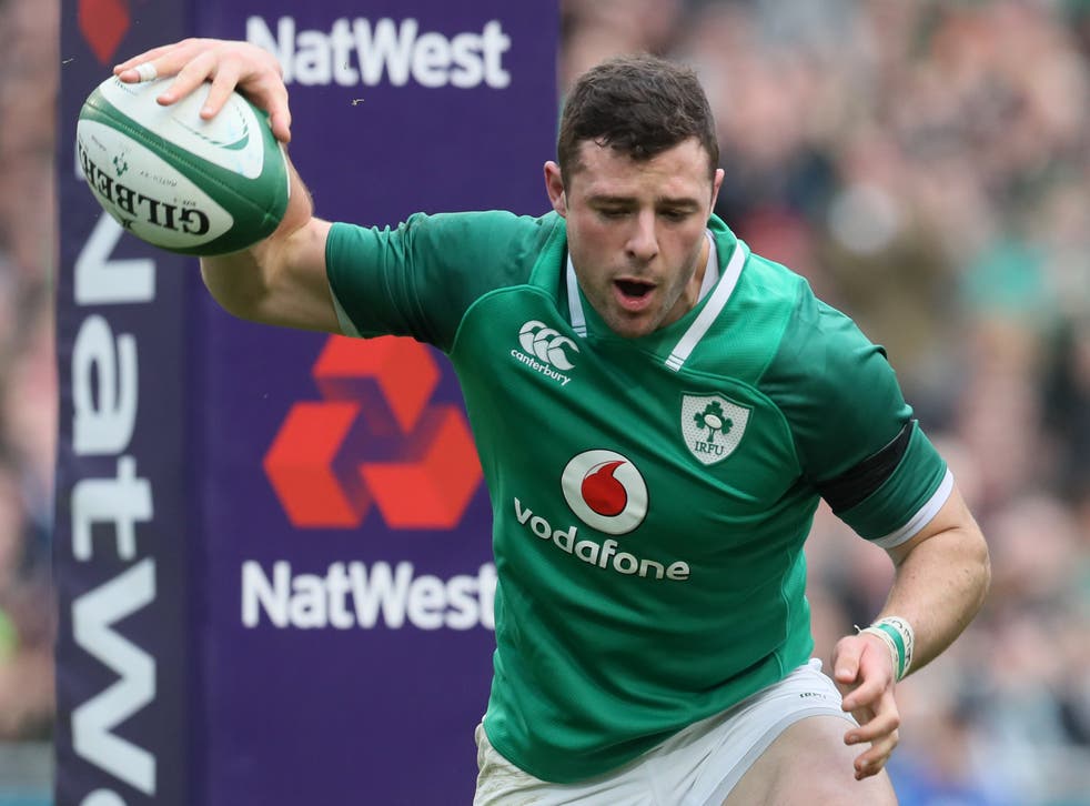 Ireland’s Robbie Henshaw is looking forward to returning to action against Argentina (Brian Lawless/PA)