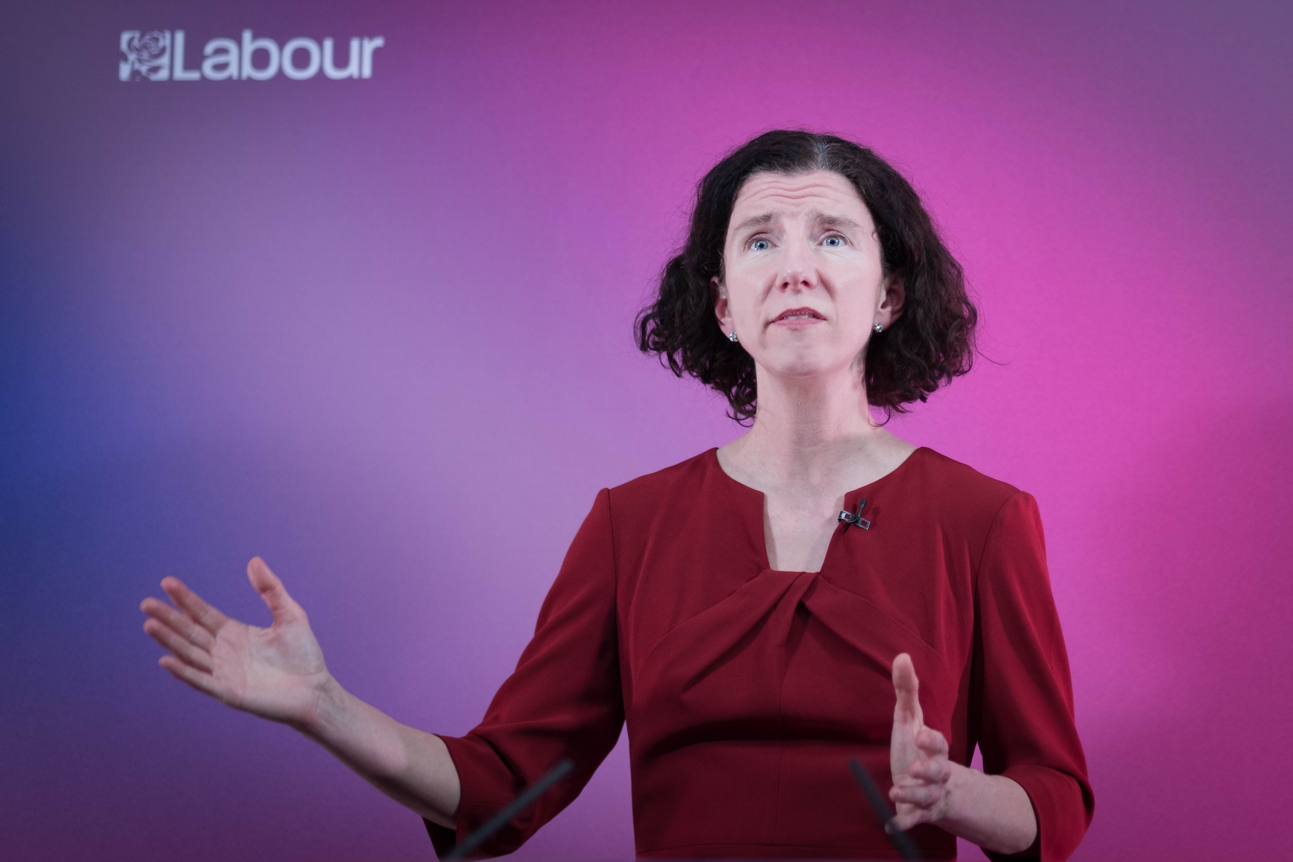Shadow women and equalities secretary Anneliese Dodds