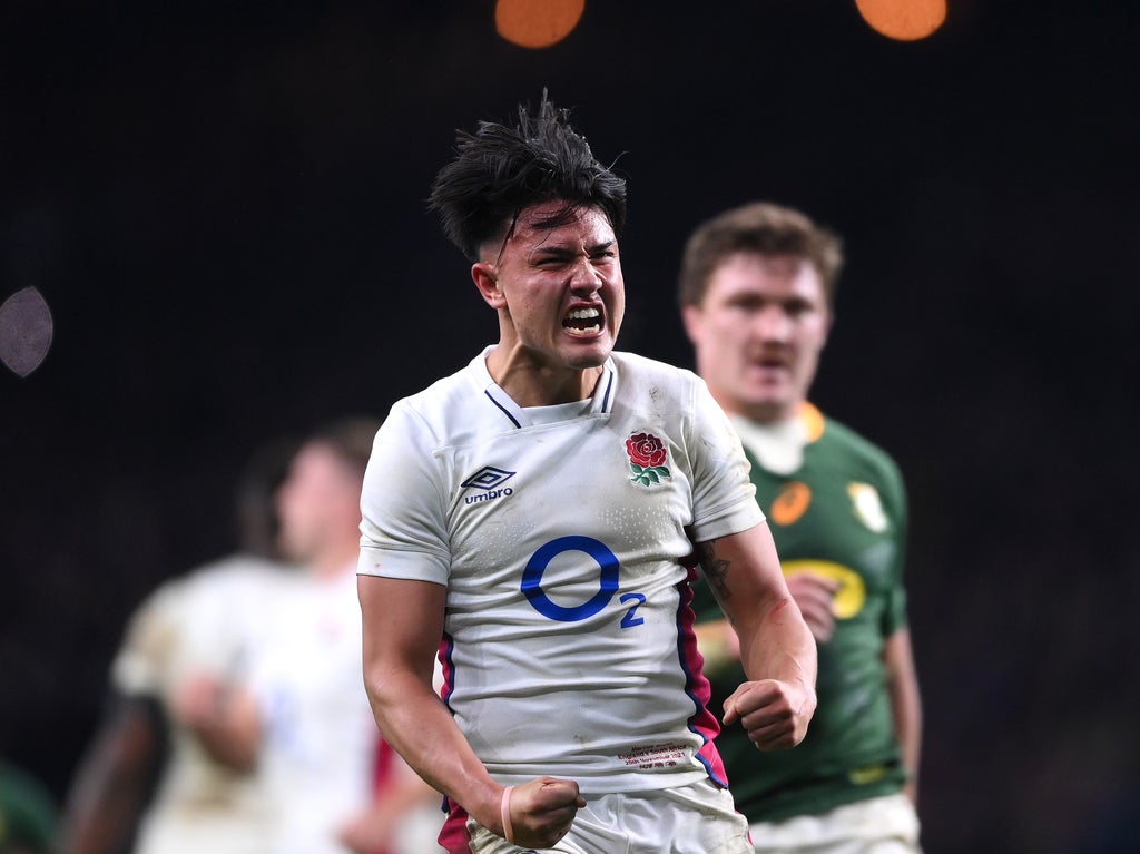 Marcus Smith holds nerve to boot England to narrow victory over South Africa