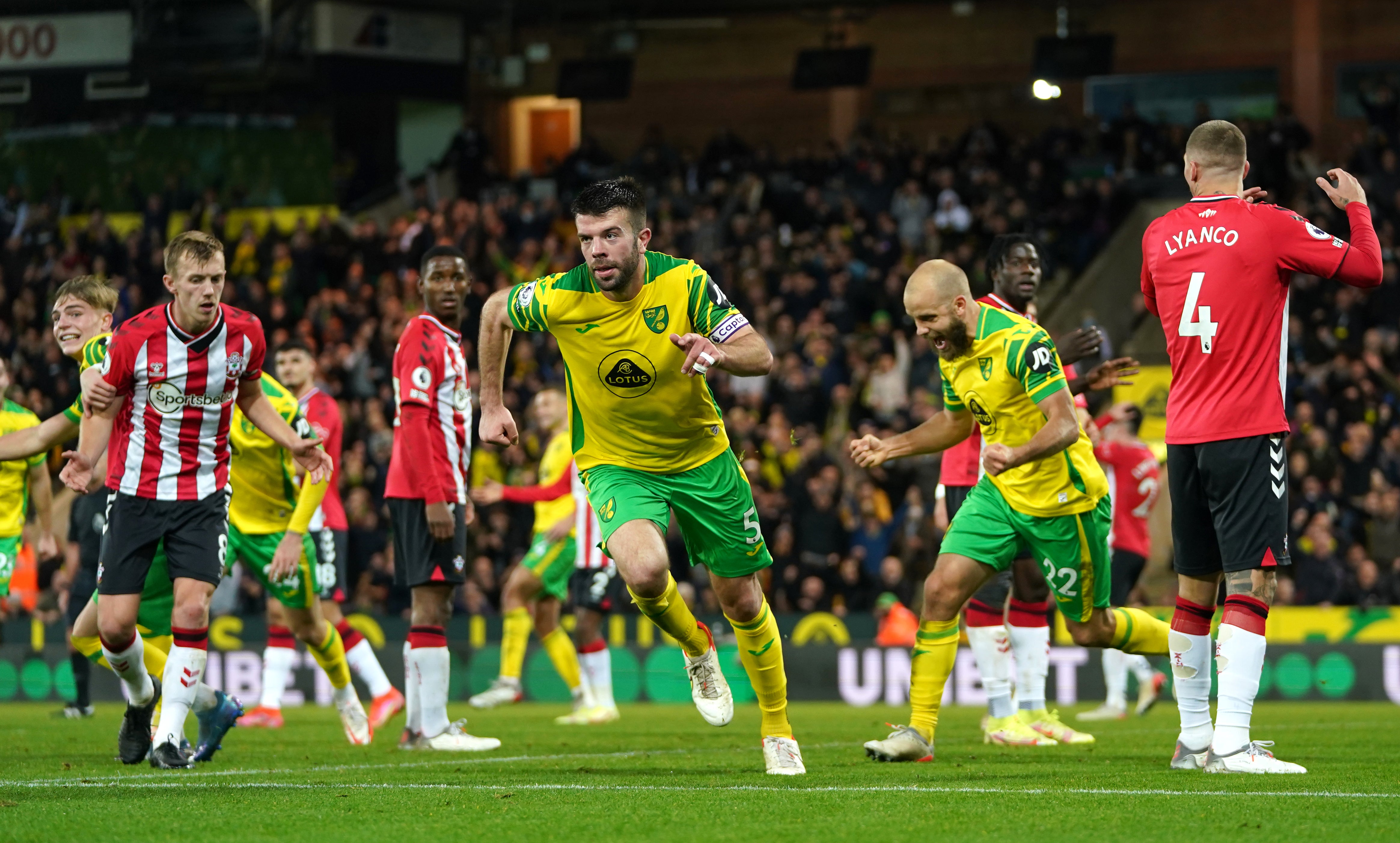 Grant Hanley scored the winner (Joe Giddens/PA)