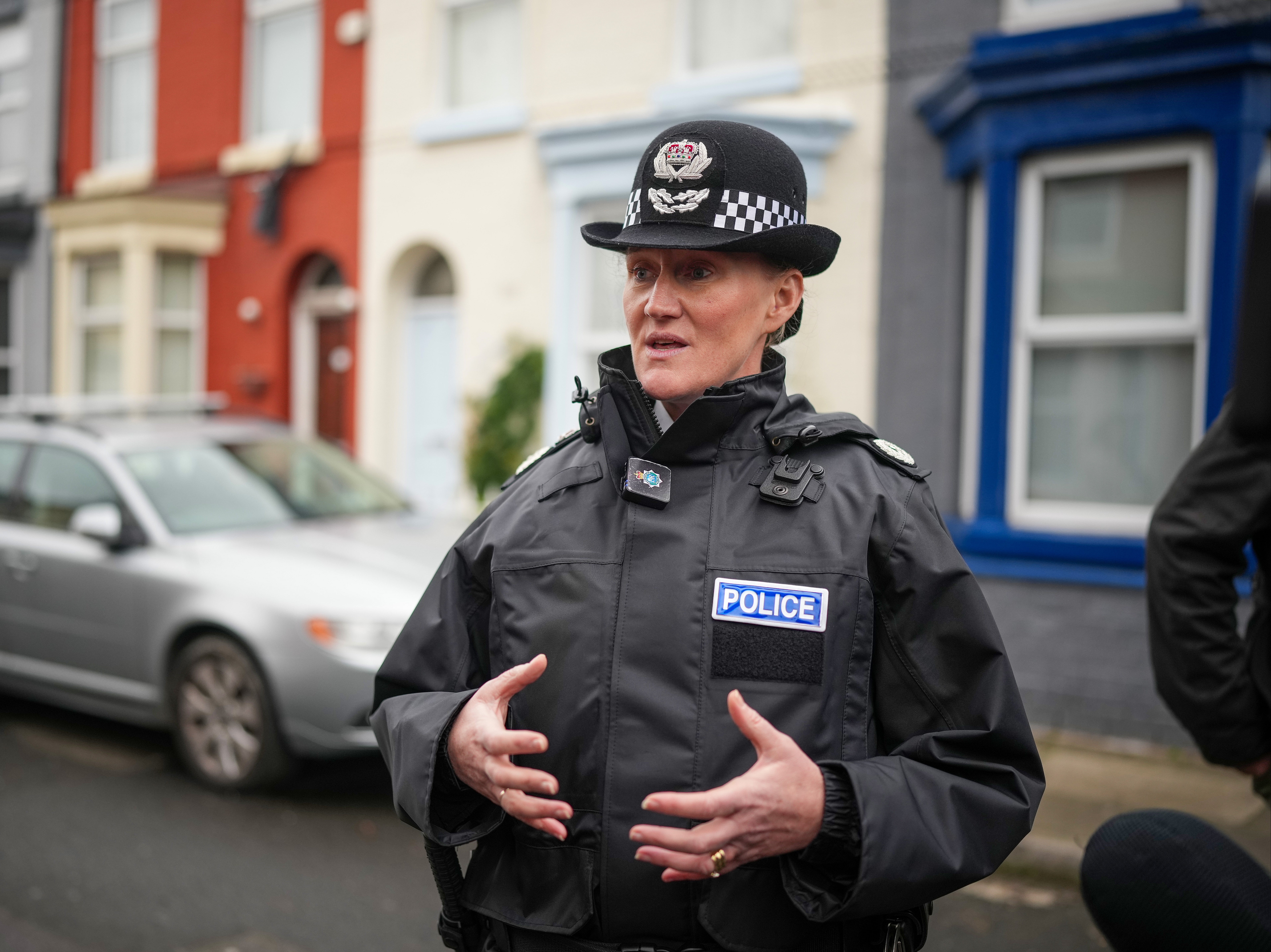 <p>Merseyside Police Chief Constable Serena Kennedy joined city leaders in paying tribute to local residents for their response to the attack</p>