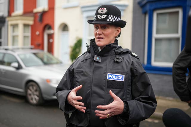 <p>Merseyside Police Chief Constable Serena Kennedy joined city leaders in paying tribute to local residents for their response to the attack</p>