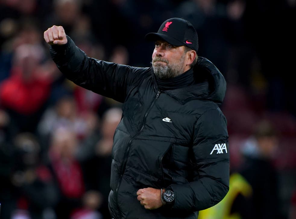 Liverpool manager Jurgen Klopp praised his side for their impressive performance in a 4-0 win over Arsenal (Peter Byrne/PA)