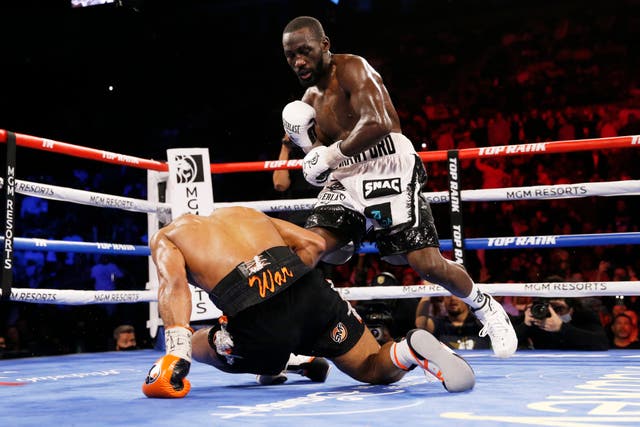<p>Terence Crawford stopped Shawn Porter to retain his world title</p>