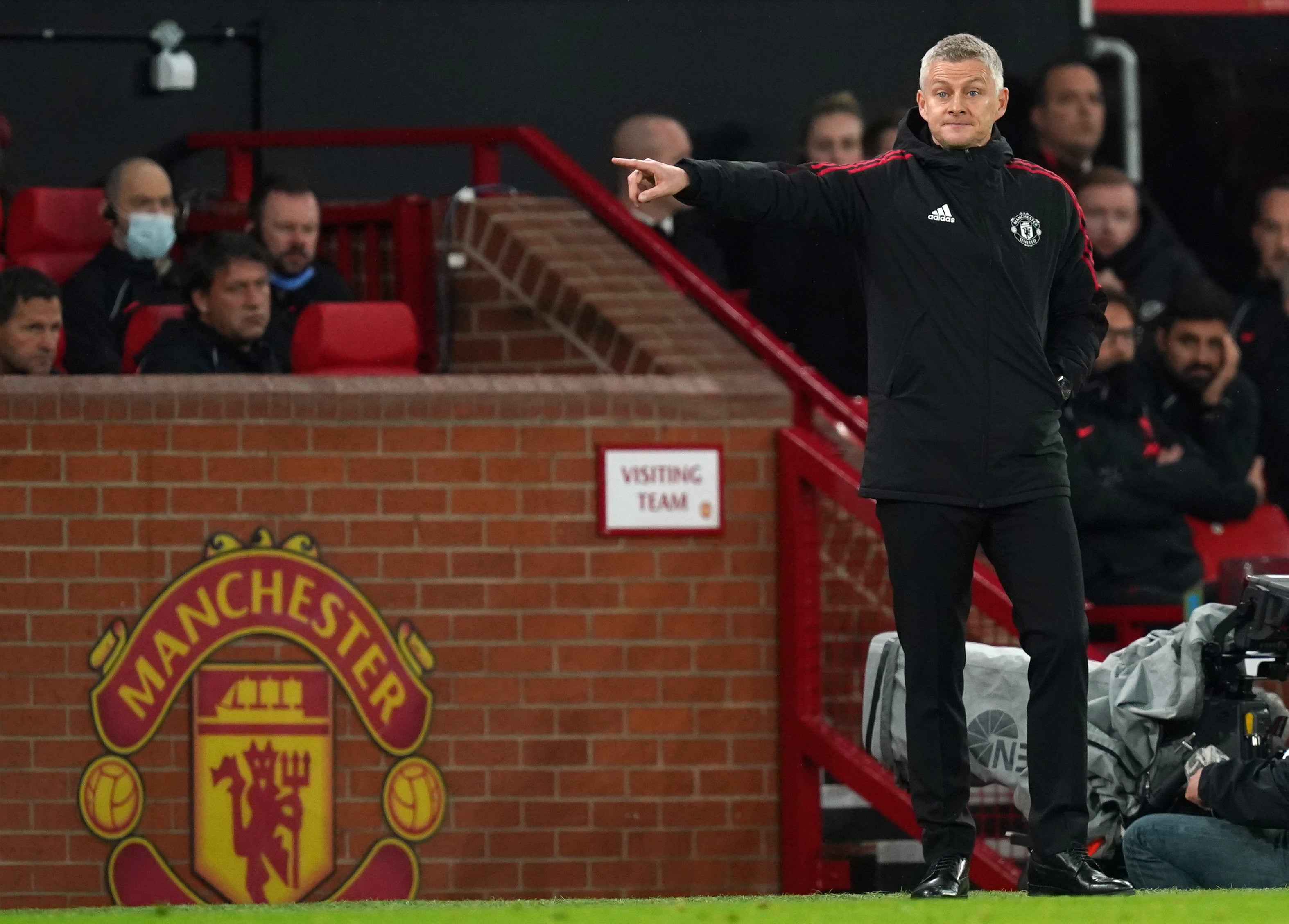 Solskjaer became under increasing pressure after a heavy home defeat by Liverpool (Martin Rickett/PA)