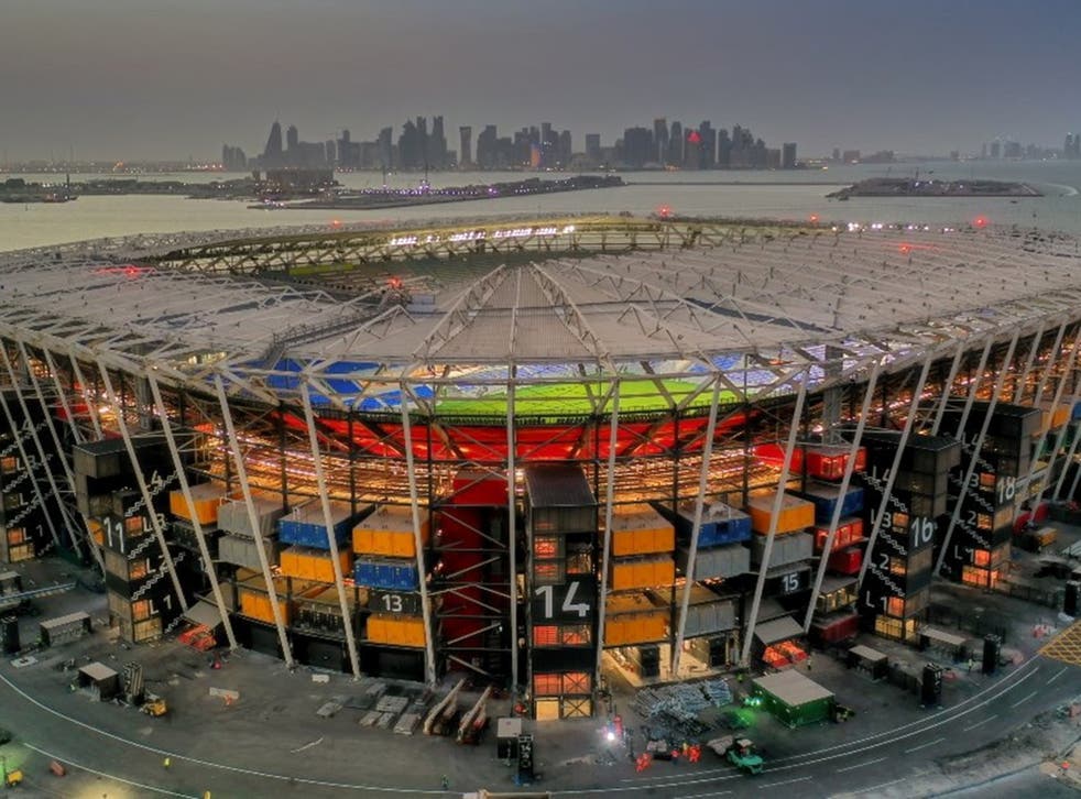 <p>Stadium 974 in Doha, which was recently completed for the tournament </p>