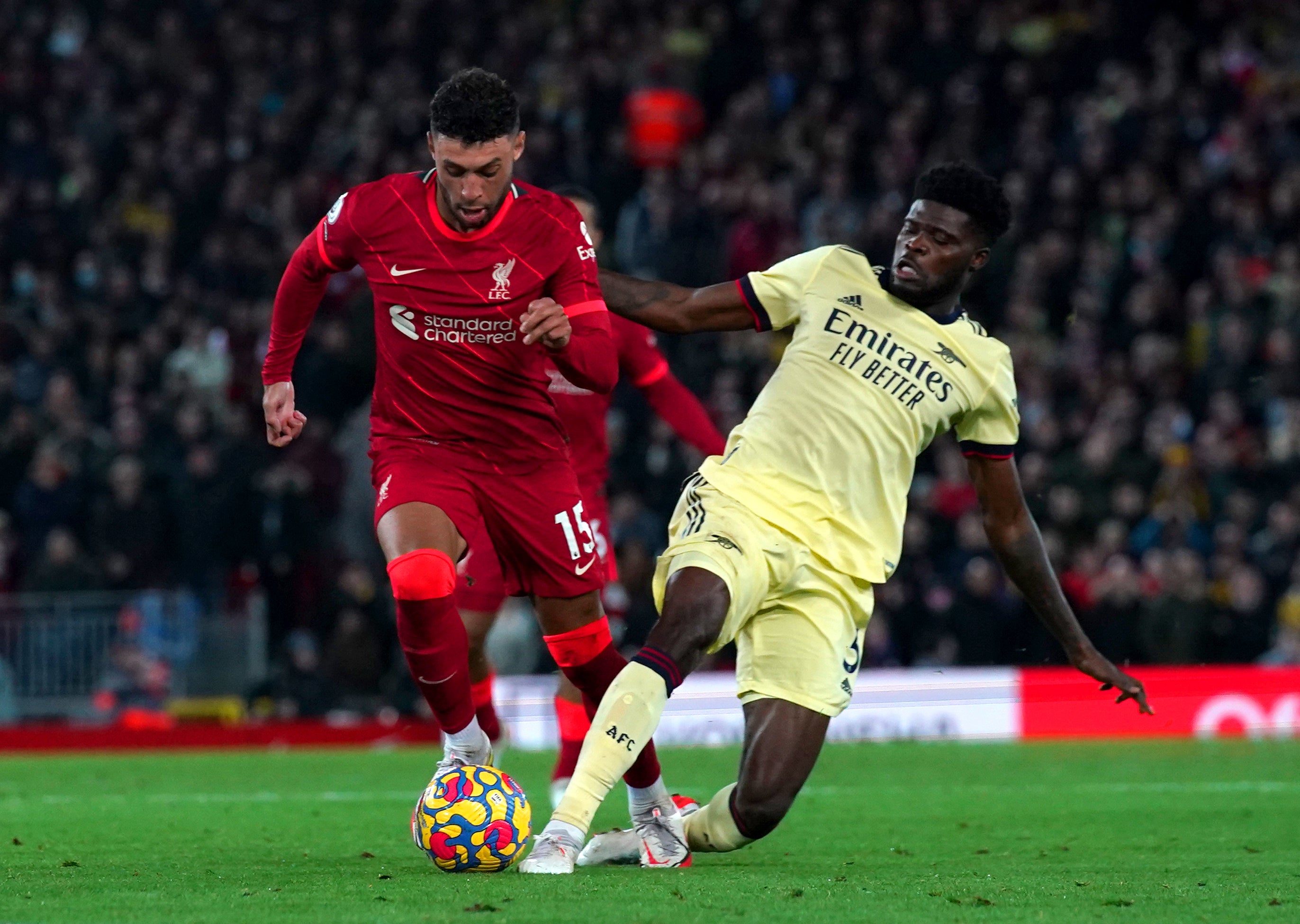 Oxlade-Chamberlain is starting to put together a run of good performances (Peter Byrne/PA)