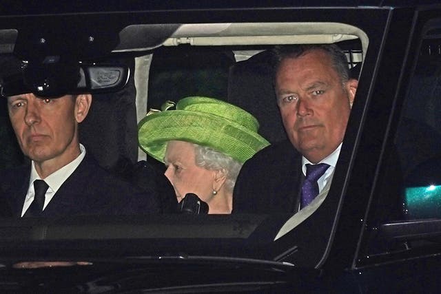 <p>Queen Elizabeth II leaves Windsor Great Park in Berkshire. </p>