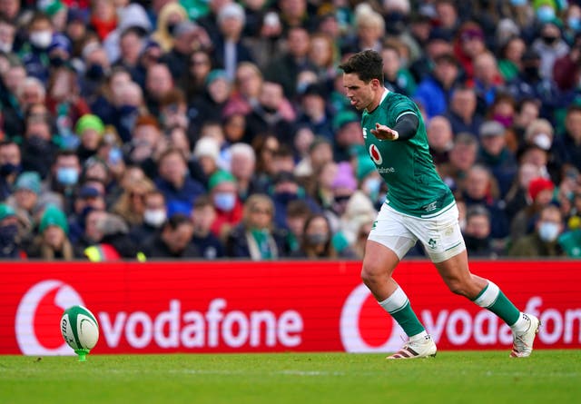 Joey Carbery booted 18 points for Ireland (Brian Lawless/PA)