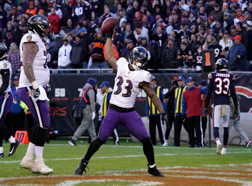 Sin Jackson, Ravens logran apretada victoria ante Bears | Independent  Español