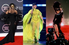Cardi B praised by fans as AMAs viewers try to count her outfit changes