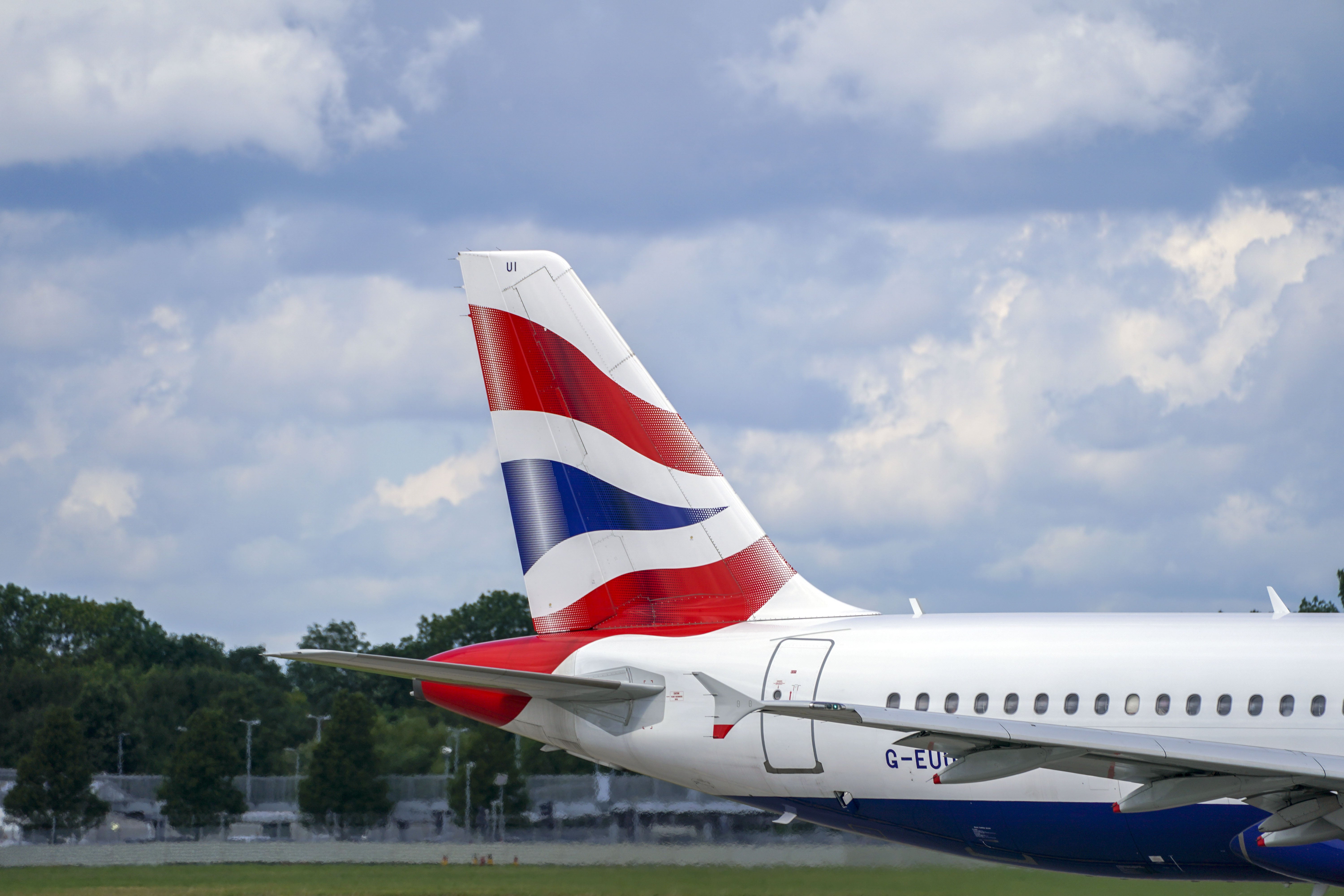 A British Airways plane at Heathrow