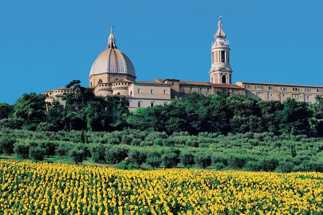 <p>Loreto basilica in the Le Marche region</p>