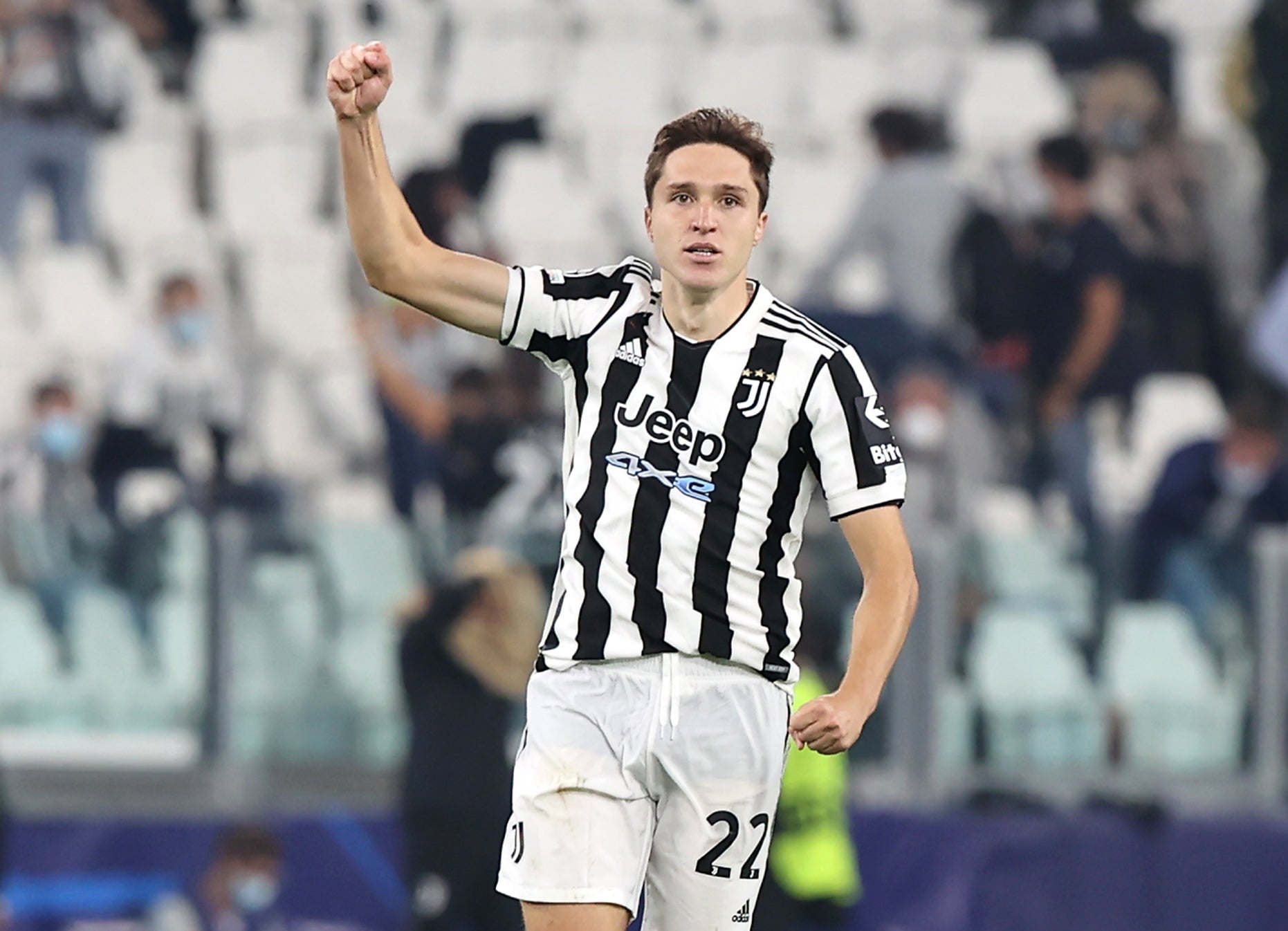 Federico Chiesa notched the winner when Juventus beat Chelsea in their initial Group H meeting (Fabrizio Carabelli/PA)