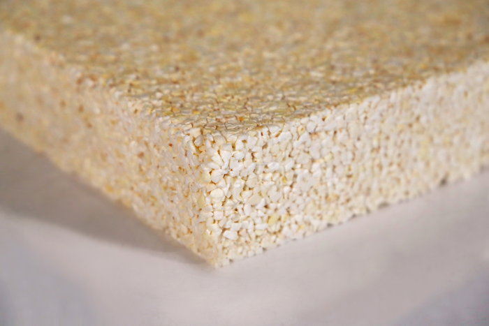 Scientists have created building insulation boards with ‘granulated’ popcorn that are more sustainable and environmentally friendly compared to their petroleum-based, non-biodegradable counterparts