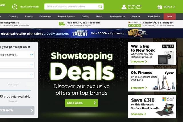 <p>Online electricals retailer AO World has warned over annual results and said product shortages, price hikes and consumer belt-tightening are set to hit peak festive trading (AO.com/PA)</p>