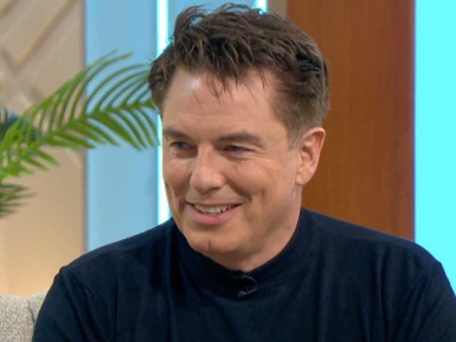 <p>John Barrowman on ‘Lorraine’</p>