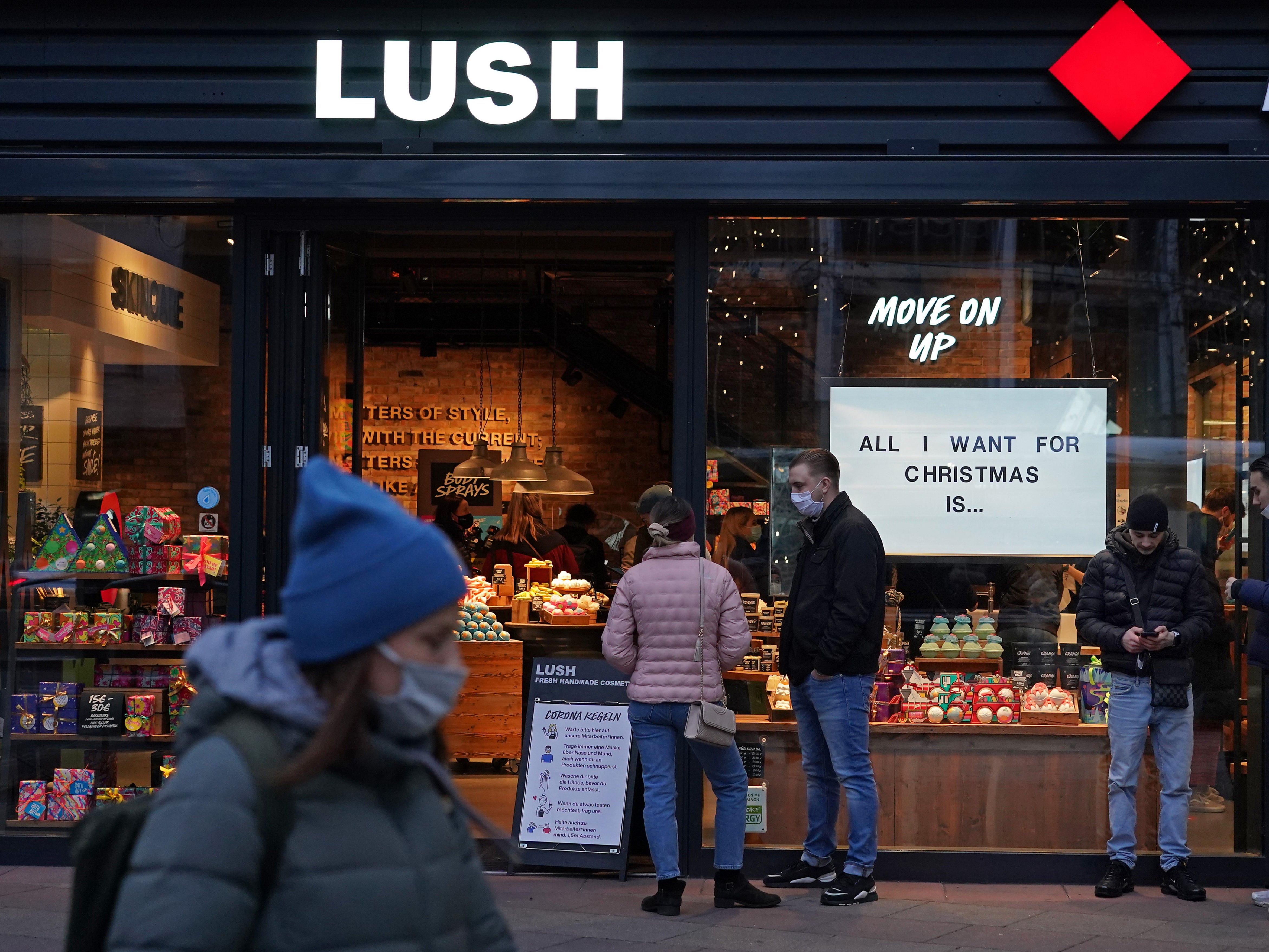 A lush store in Berlin, Germany