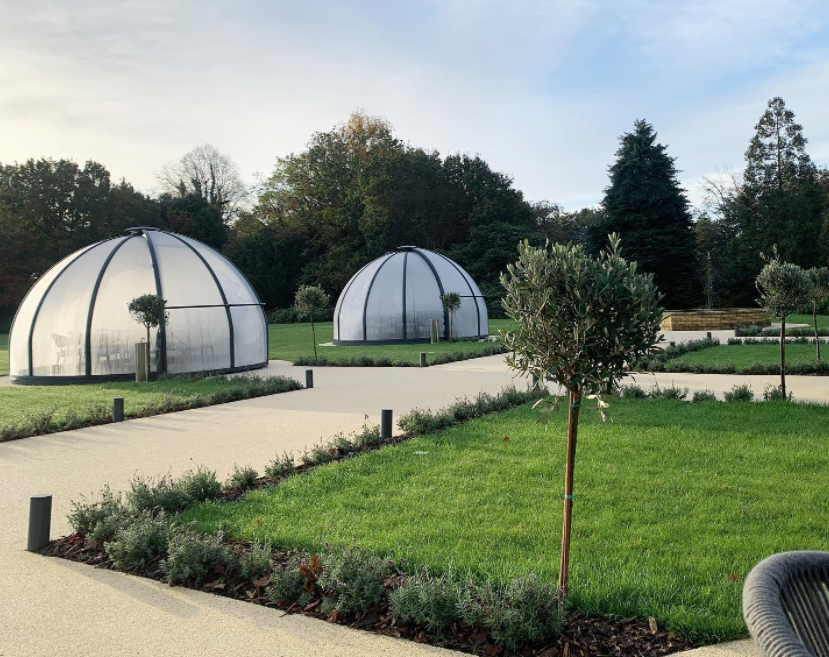 The Mansion at Coldeast has igloo-style dining pods